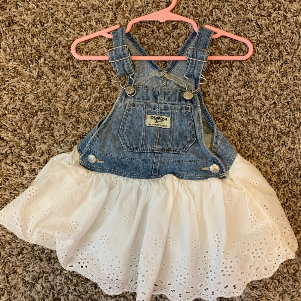 Toddler girls overalls dress